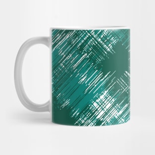Abstract Teal grunge texture pattern - Seamless pattern Mug
